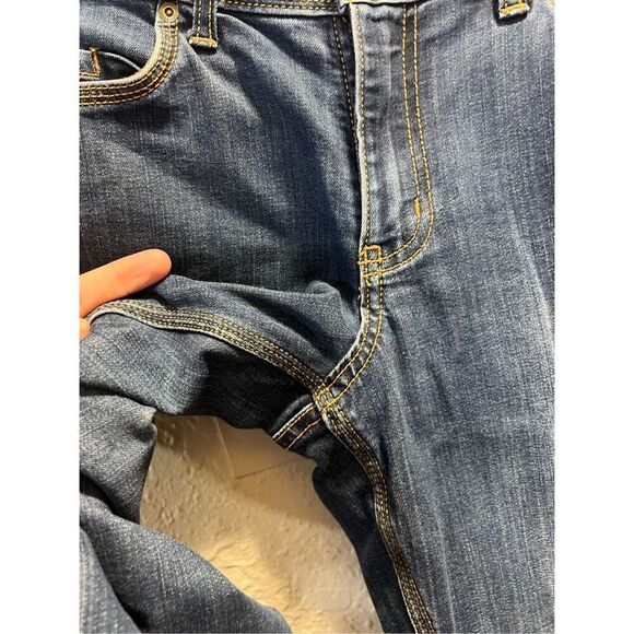 Carhartt Relaxed Fit Woman’s Blue Jeans Size 10 Tall - See Photos - Picture 5 of 11